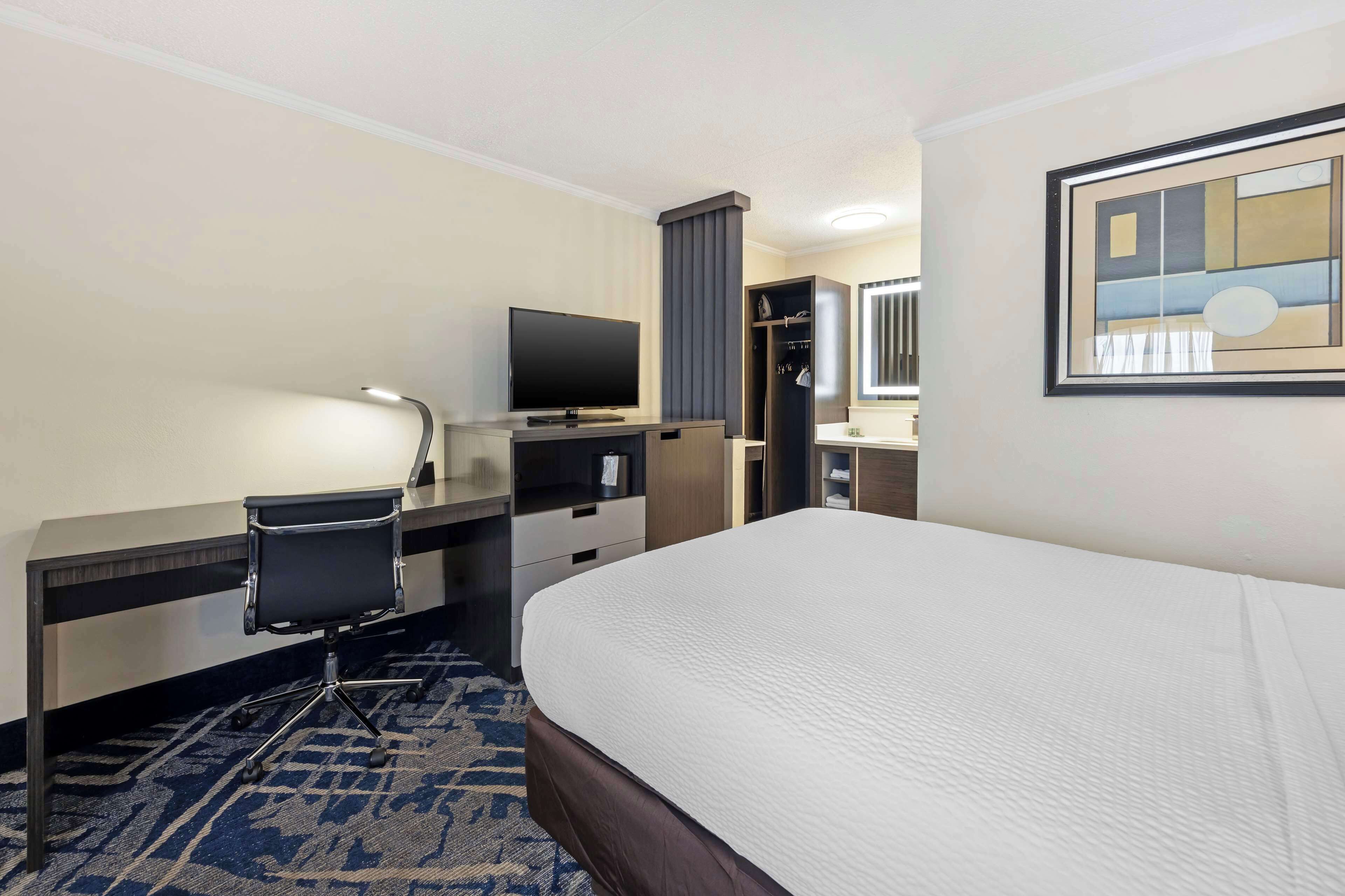 standard room, 1 queen bed, non smoking | pillow-top beds, in-room safe, individually furnished, desk