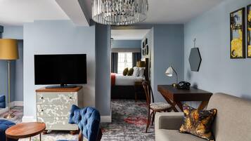 Desk, iron/ironing board, free WiFi, alarm clocks