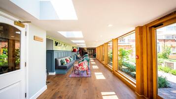 Vue depuis lâhĂ©bergement