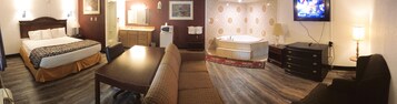 Phòng Suite, 1 giường cỡ king, không hút thuốc | Bàn, bàn ủi/dụng cụ ủi quần áo, nôi (giường cho trẻ sơ sinh) miễn phí 