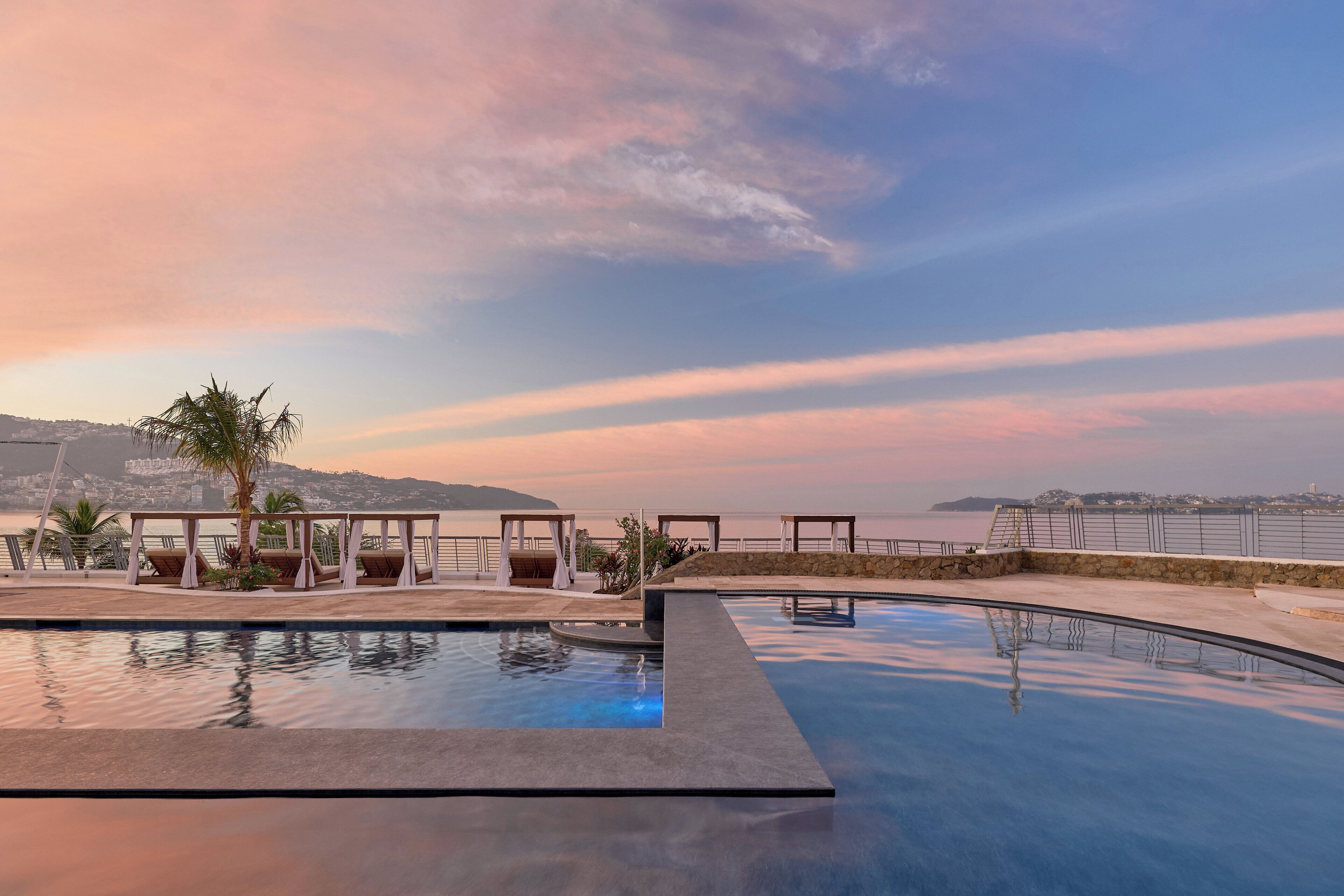 outdoor pool, pool cabanas (surcharge), pool umbrellas