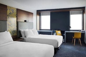 Hypo-allergenic bedding, in-room safe, desk, blackout curtains