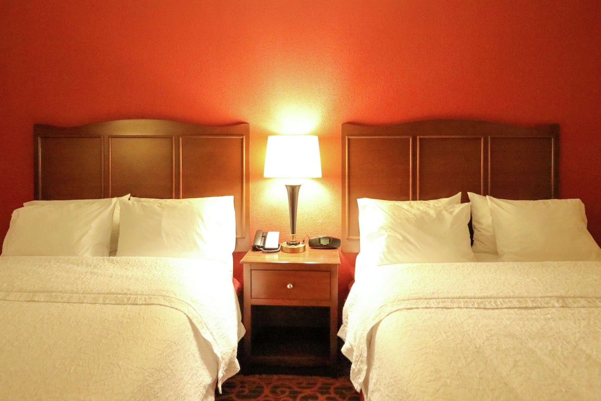 Room, 2 Queen Beds | Premium bedding, pillowtop beds, in-room safe, desk
