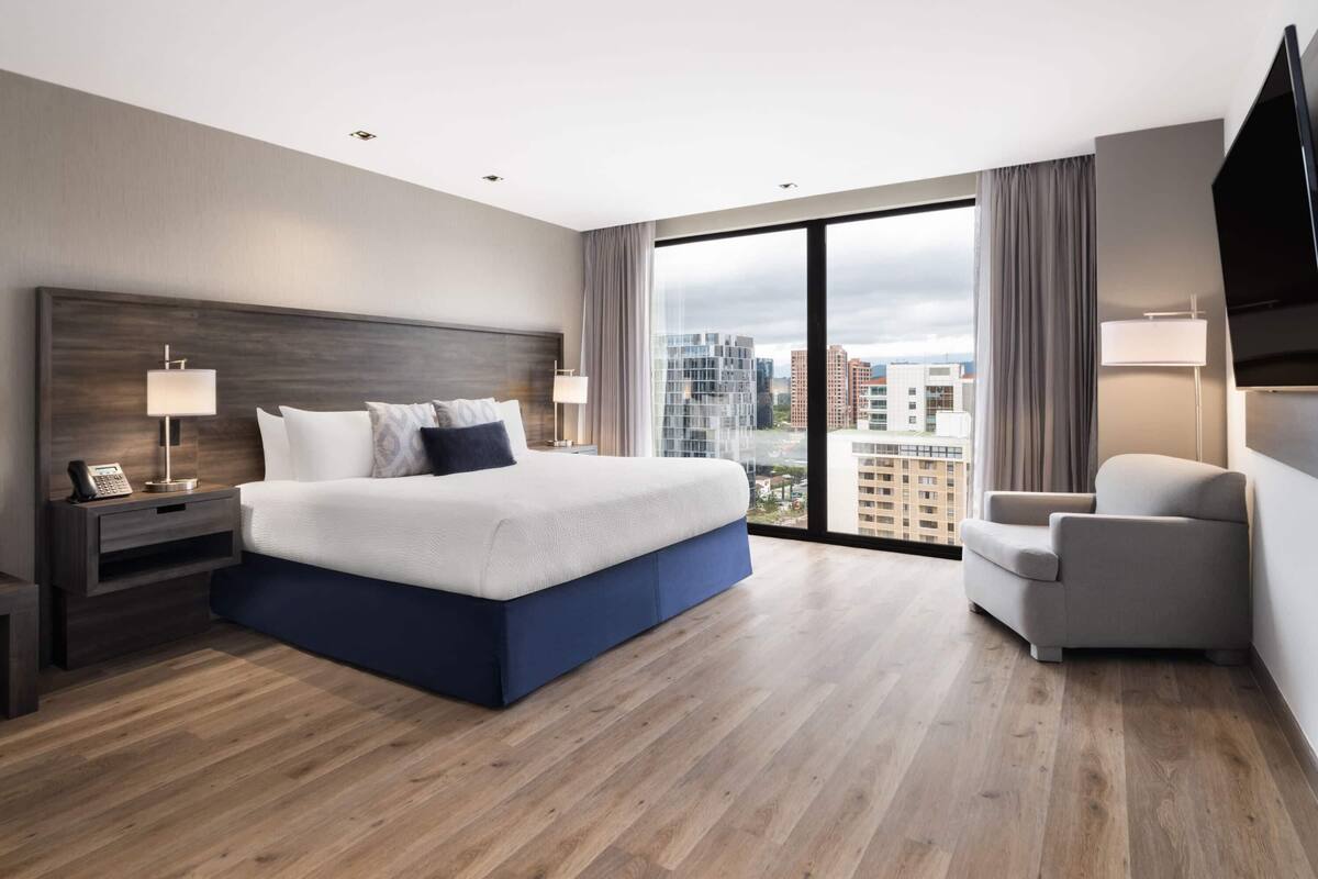 1 King Bed, One Bedroom