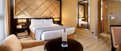 Standard Double or Twin Room | Minibar, in-room safe, desk, laptop workspace