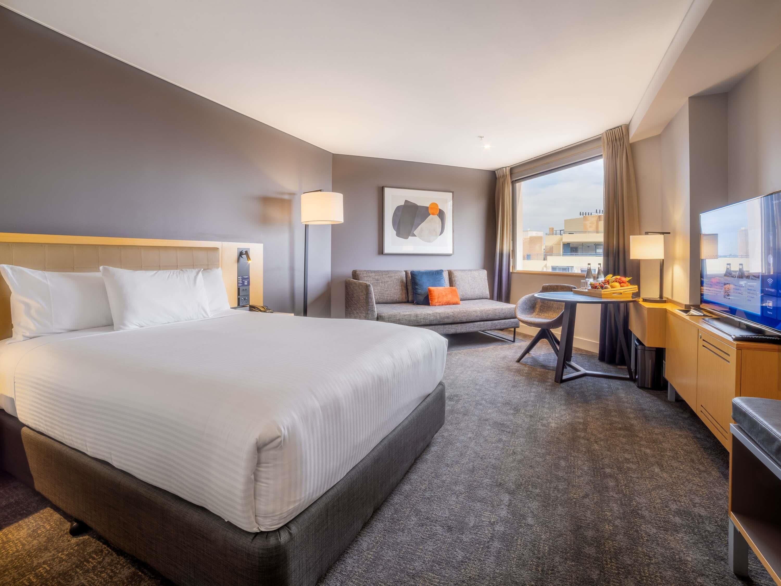 In-room safe, desk, blackout curtains, soundproofing