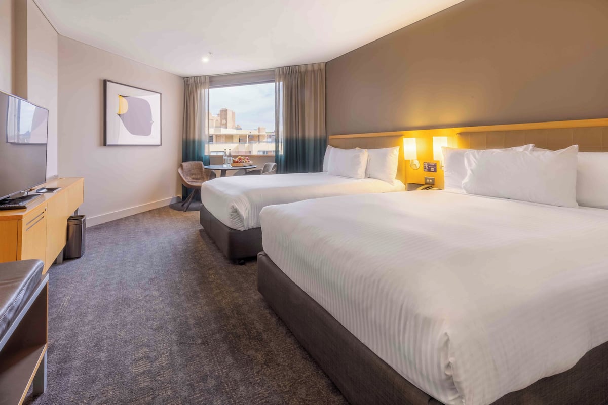 Superior Double Room, 2 Double Beds | 1 bedroom, in-room safe, desk, blackout drapes