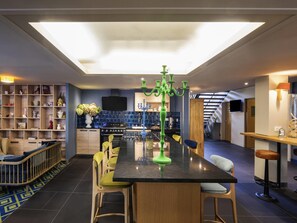 Lunch, dinner, brunch served; French cuisine, pool views