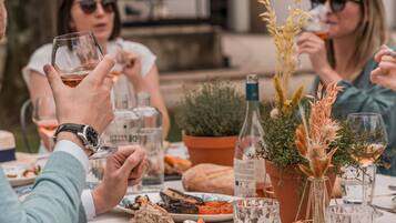 Lunch, dinner, brunch served; French cuisine, pool views
