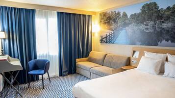 Literie de qualité supérieure, coffres-forts dans les chambres, bureau