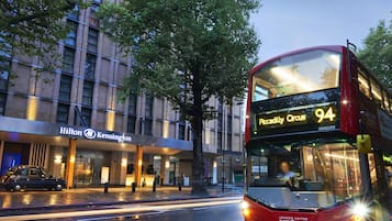 Front of property – evening/night