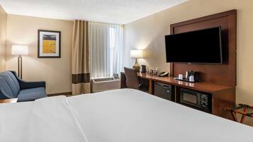 Standardværelse - 1 kingsize-seng - ikke-ryger | Premium-sengetøj, senge med madrasser af memory foam, skrivebord