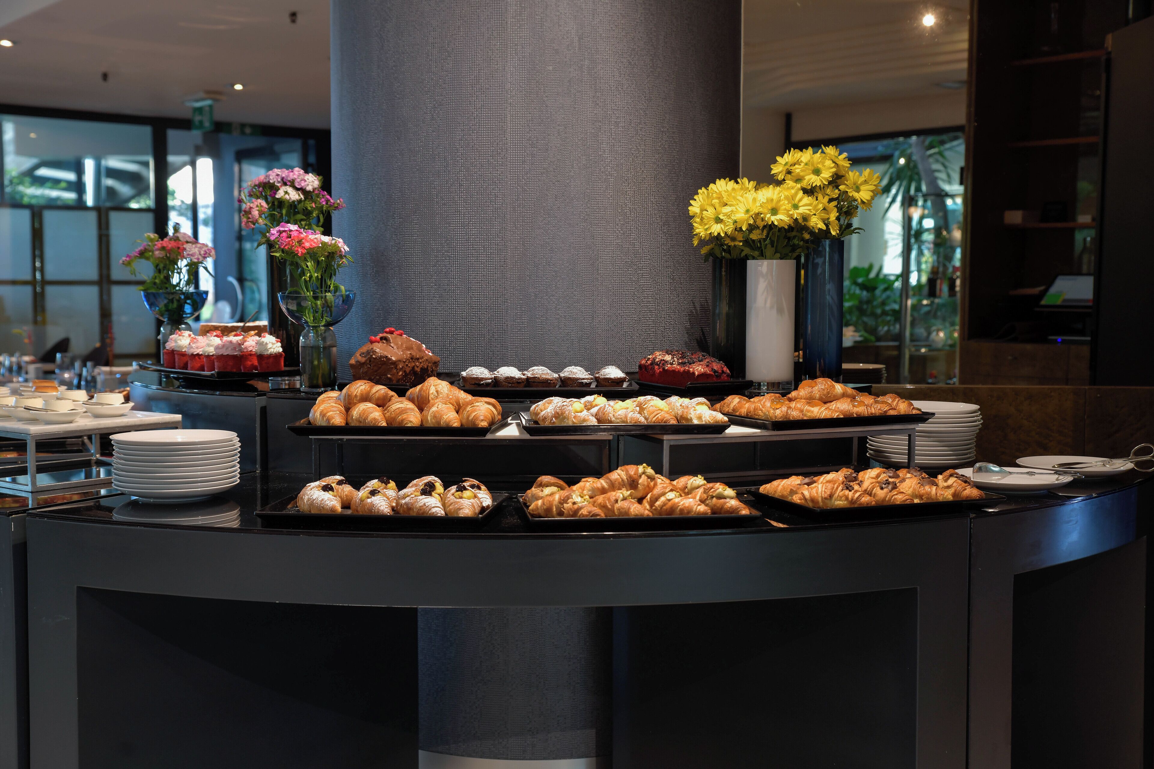 daily buffet breakfast (eur 15 per person)