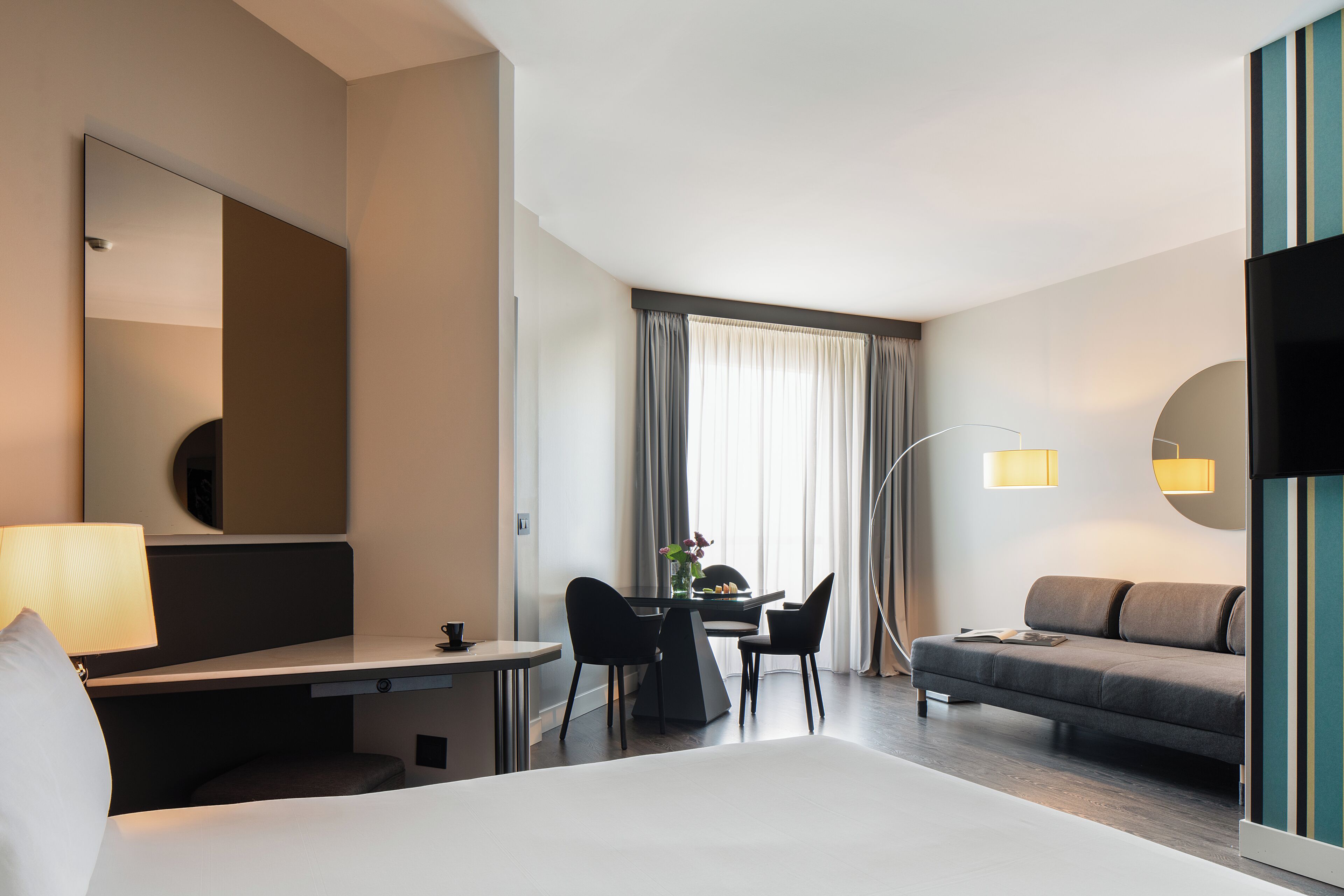superior business room, 1 queen bed | premium bedding, down duvets, select comfort beds, minibar