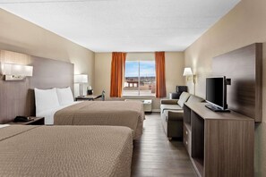 Standard Room, 2 Queen Beds, Non Smoking | Desk, iron/ironing board, cots/infant beds, rollaway beds