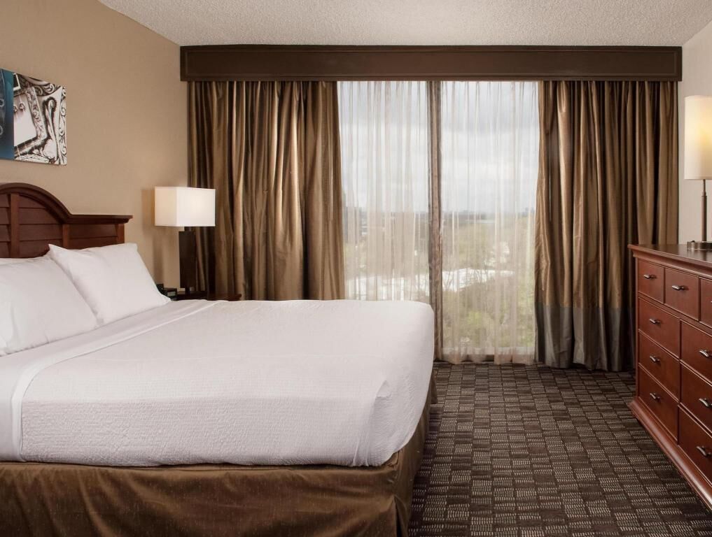 In-room safe, desk, blackout curtains, iron/ironing board