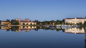 Front of property – evening/night