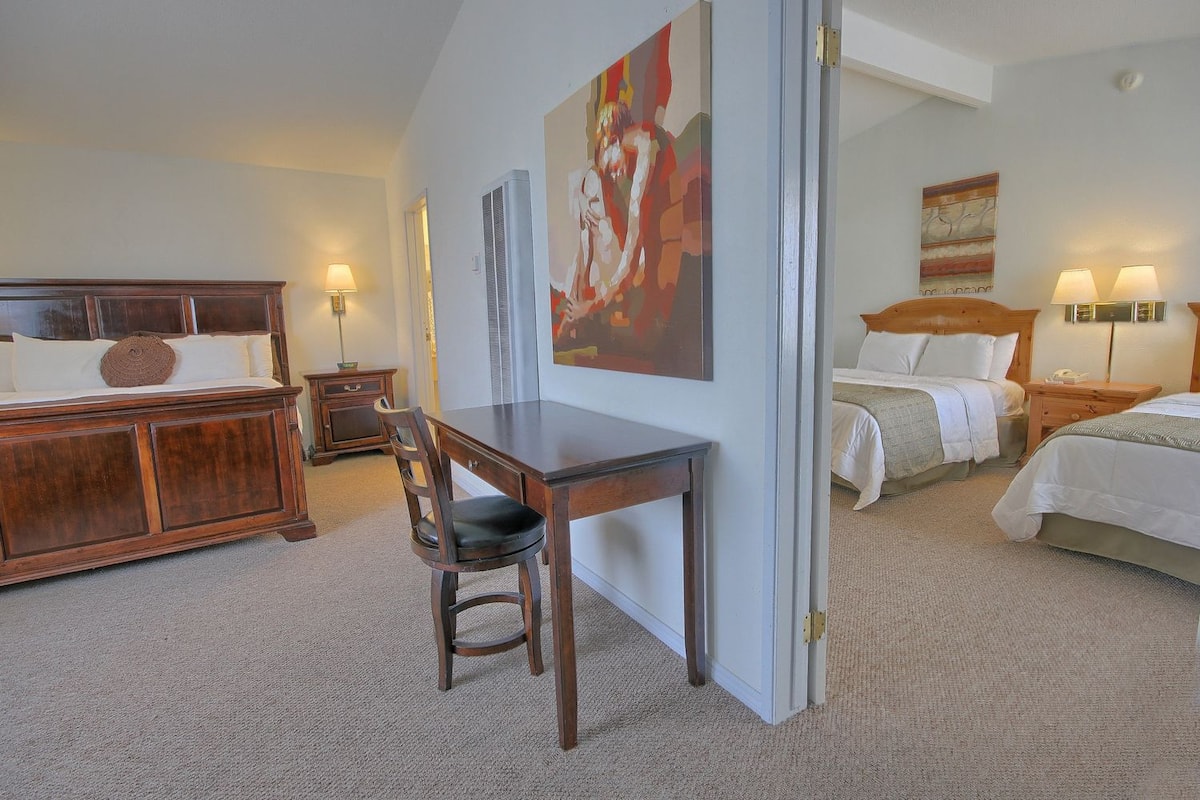 Family Suite, 2 Bedrooms, Non Smoking, Ocean View | Iron/ironing board, free WiFi, bed sheets