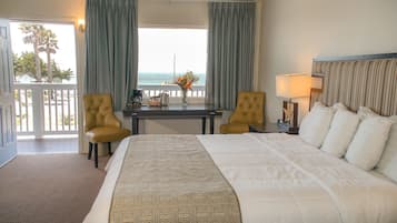 Room, 1 King Bed, Non Smoking, Ocean View | Iron/ironing board, free WiFi, bed sheets