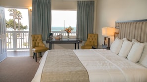 Room, 1 King Bed, Non Smoking, Ocean View | Iron/ironing board, free WiFi, bed sheets - San Simeon Lodge (San Simeon)