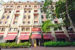 Fassade der Unterkunft