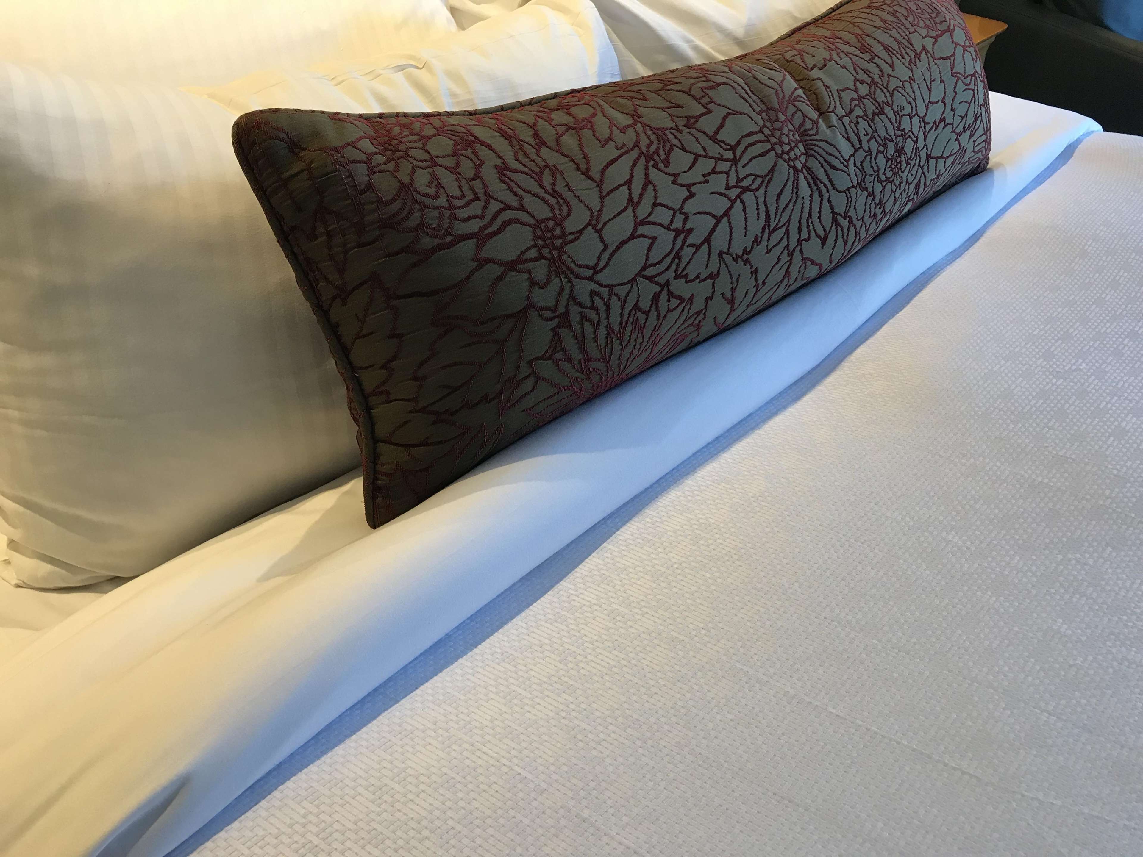 hypo-allergenic bedding, down duvets, in-room safe, desk