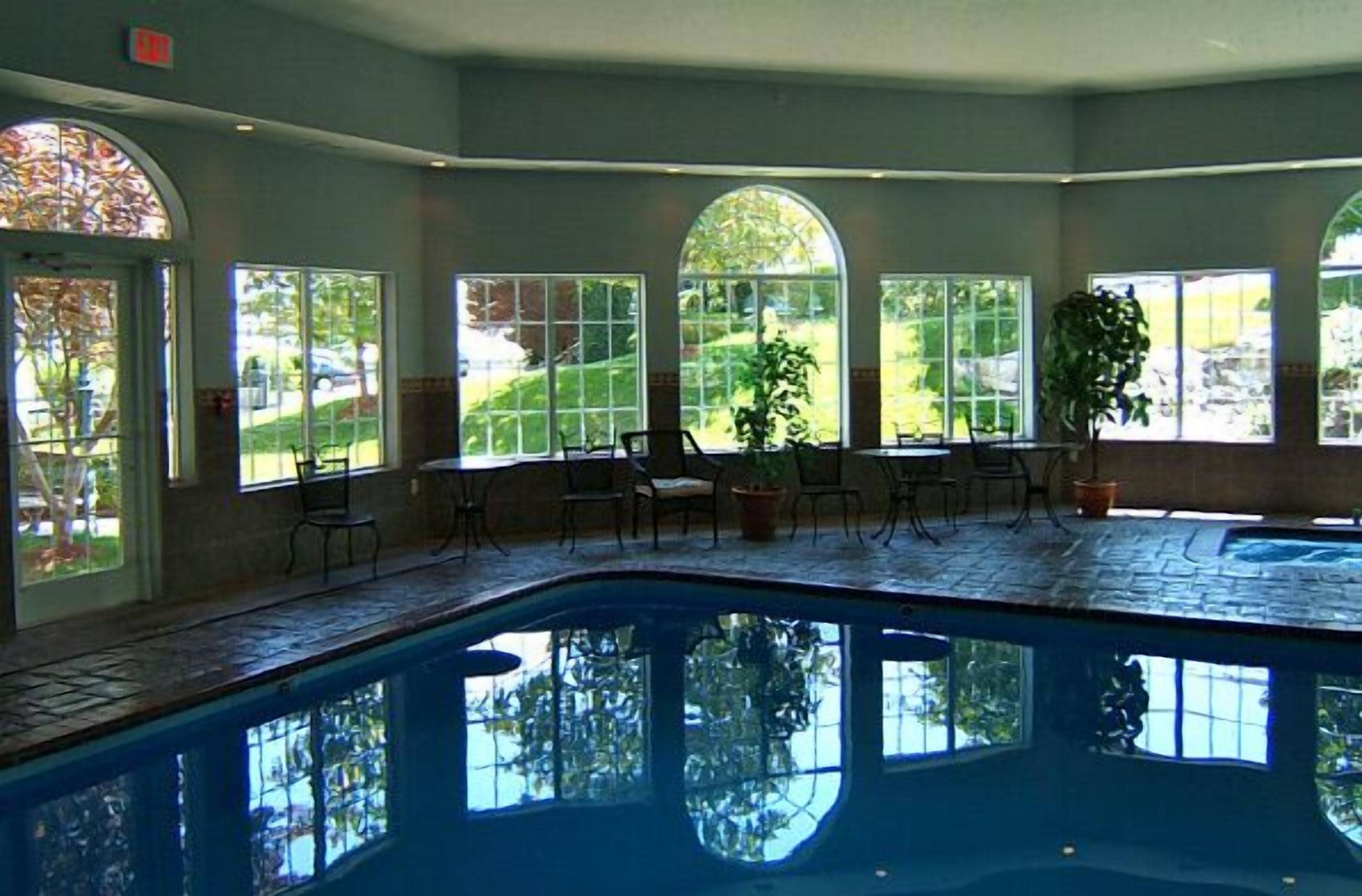 indoor pool, outdoor pool