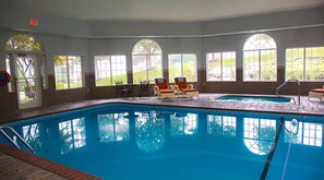 Indoor pool, outdoor pool