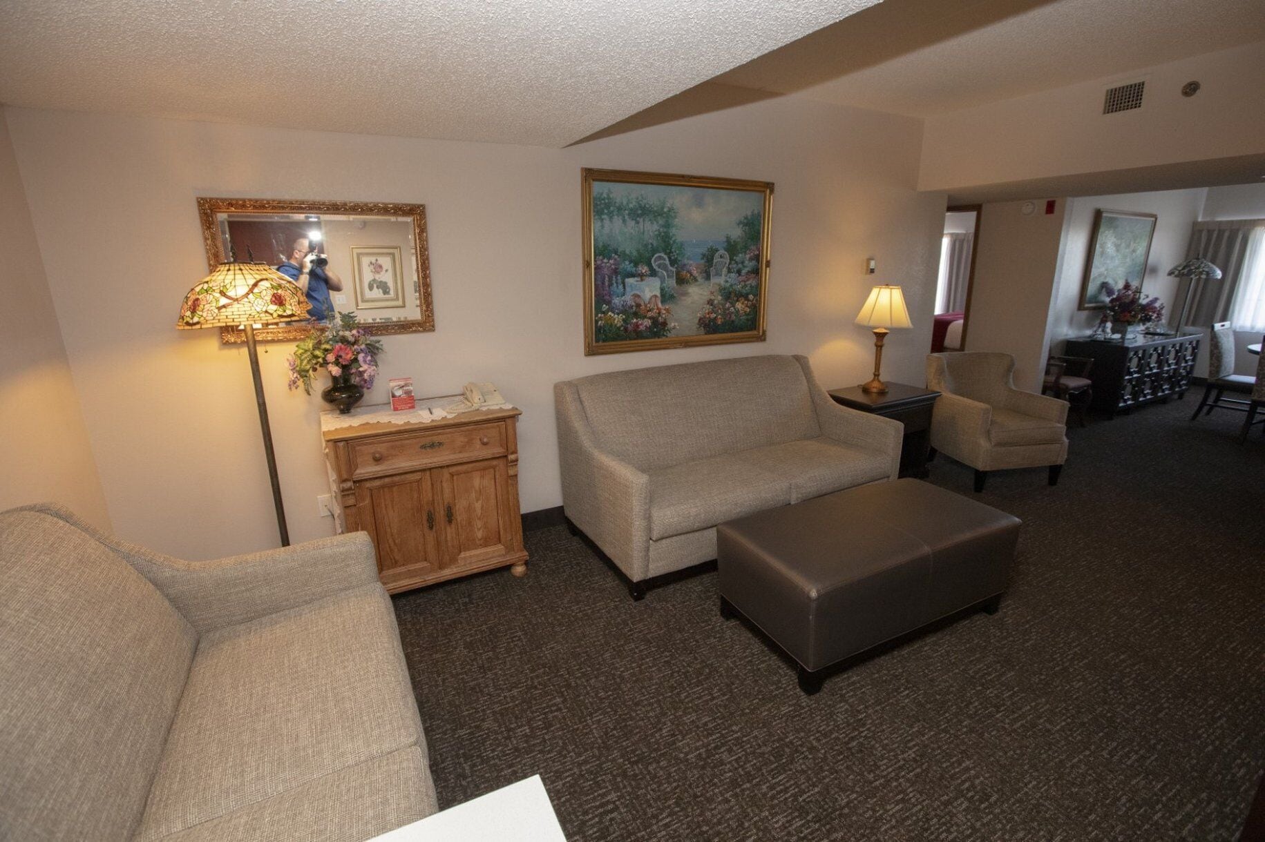 1 bedroom, laptop workspace, blackout curtains, iron/ironing board