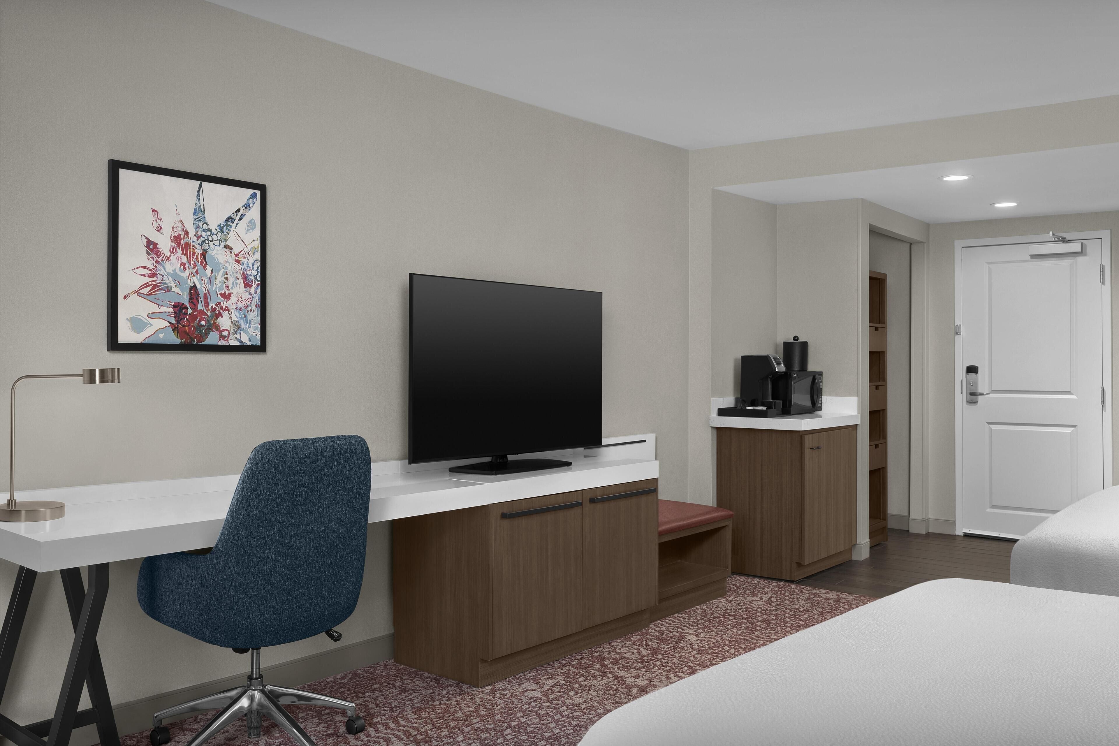 Standard Room, 2 Queen Beds | In-room safe, desk, iron/ironing board, free cribs/infant beds