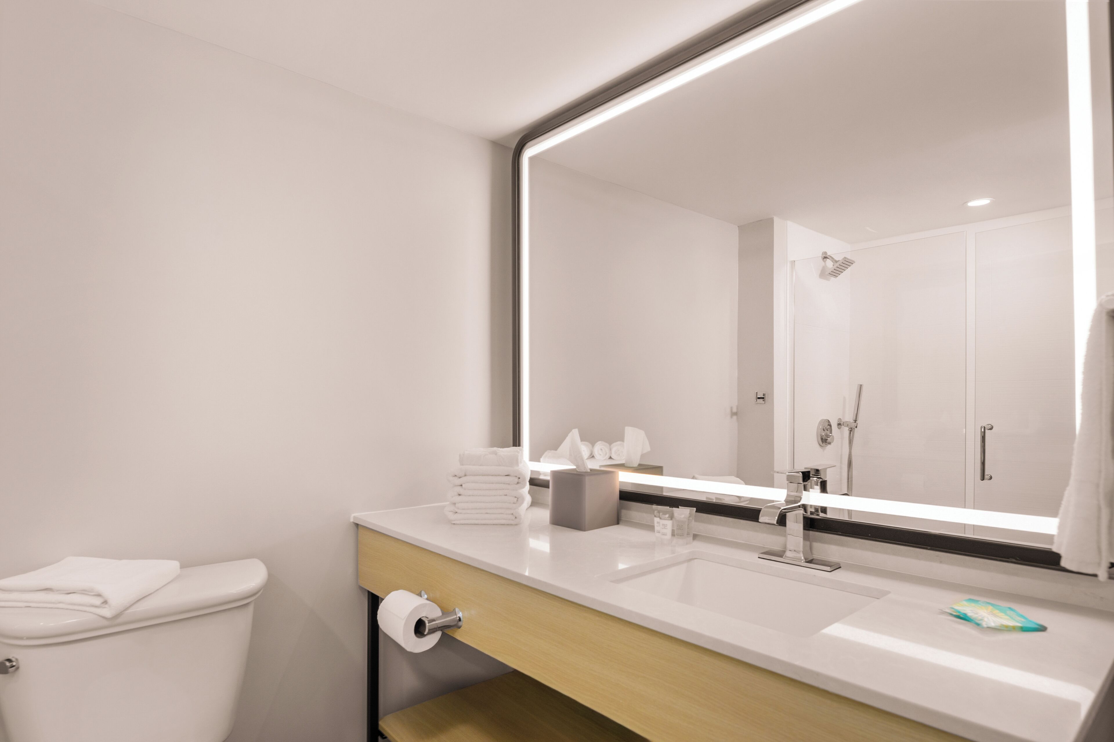 Free toiletries, hair dryer, towels, soap