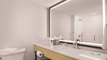 Free toiletries, hair dryer, towels, soap