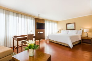 In-room safe, desk, laptop workspace, blackout drapes