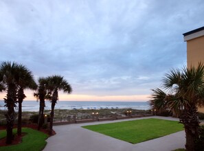 Outdoor wedding area