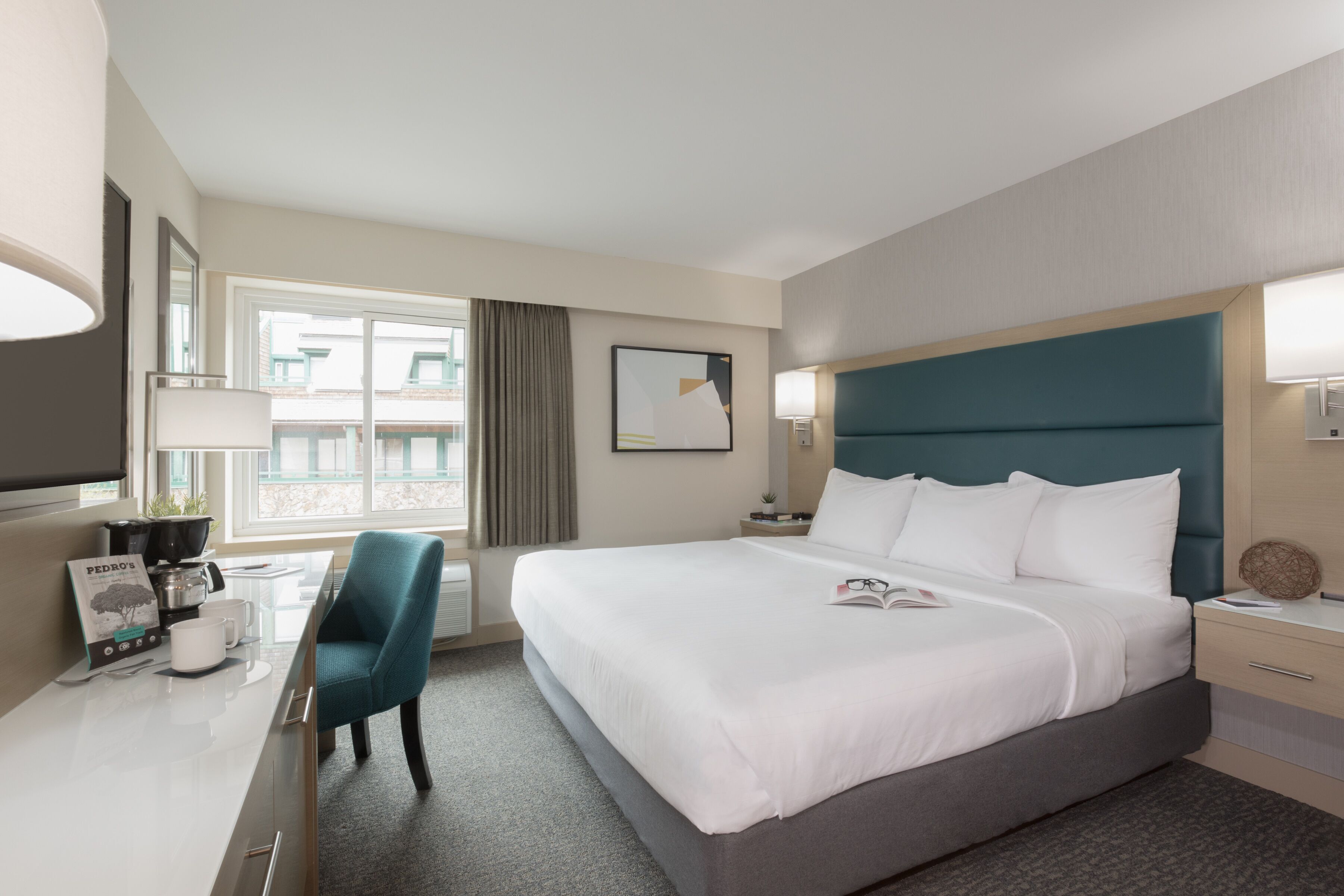 Hypo-allergenic bedding, pillowtop beds, minibar, in-room safe