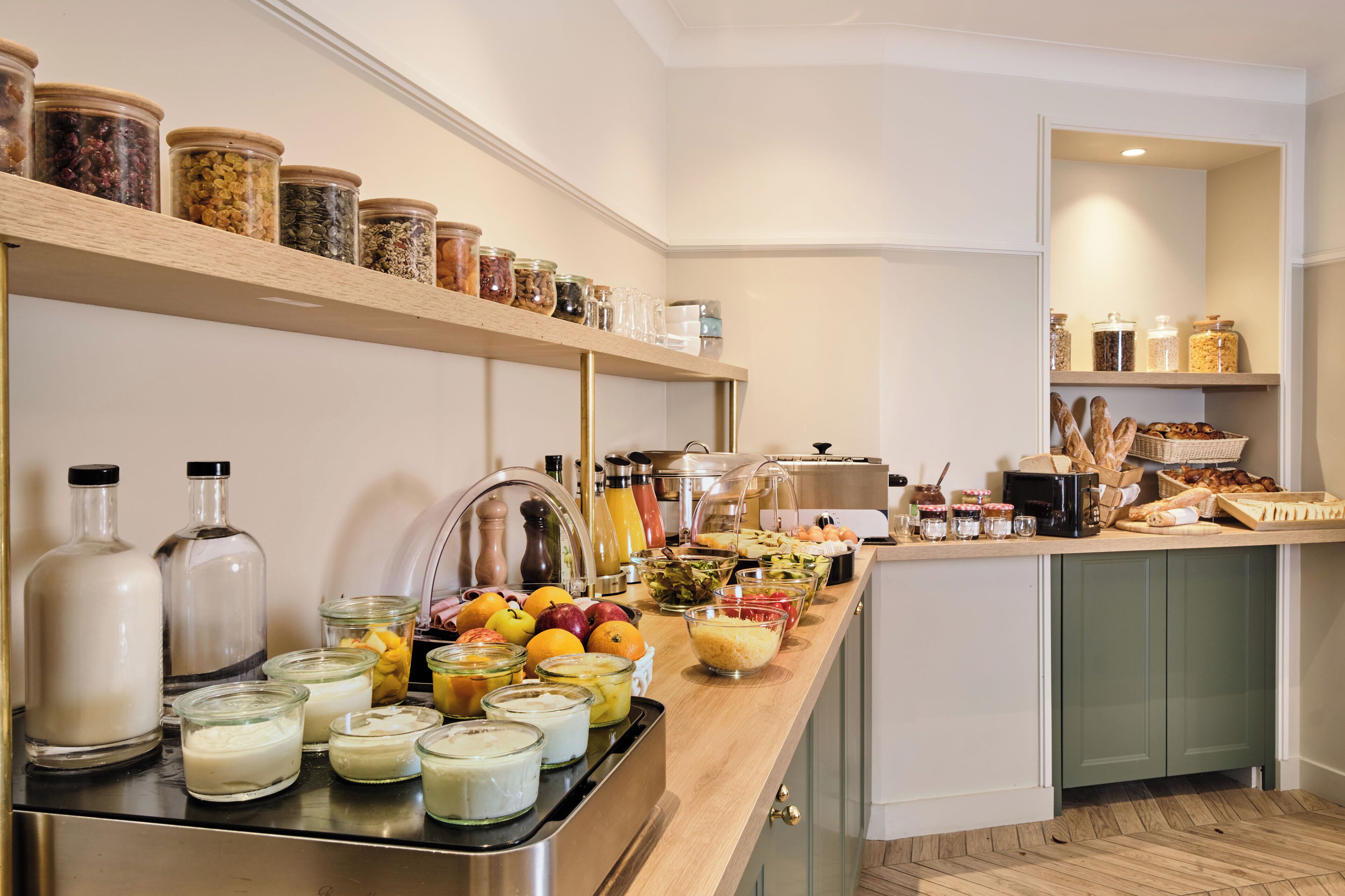 daily buffet breakfast (eur 14 per person)