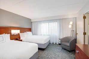 Suite, 2 Double Beds | 1 bedroom, in-room safe, desk, iron/ironing board