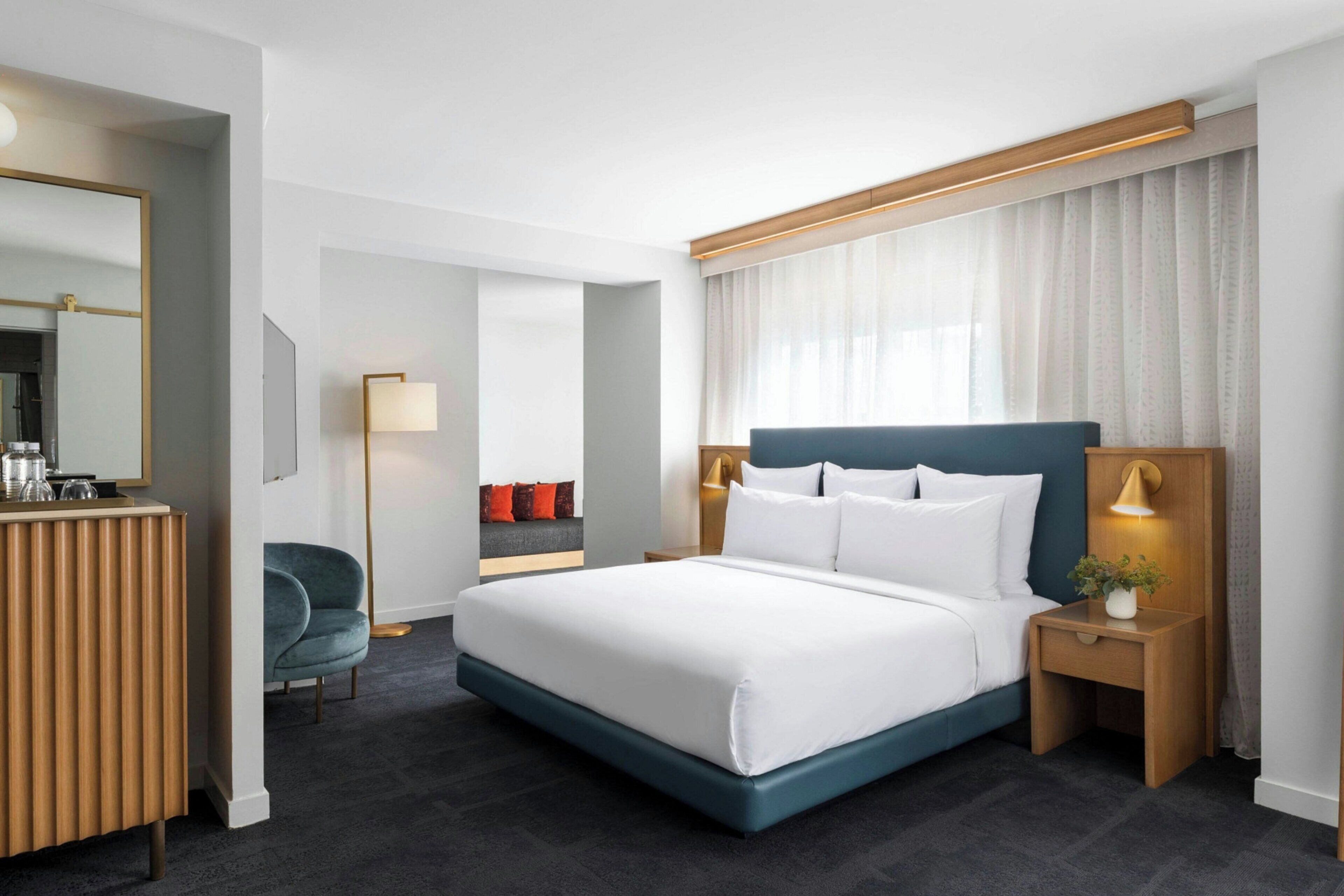 Suite, 1 Bedroom | Living area | 43-inch plasma TV with cable channels, TV, pay movies