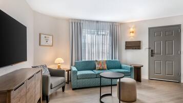 1 dormitorio, colchones con acolchado adicional, caja fuerte