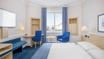 Habitación doble superior | Caja fuerte, escritorio, sistema de insonorización y wifi gratis