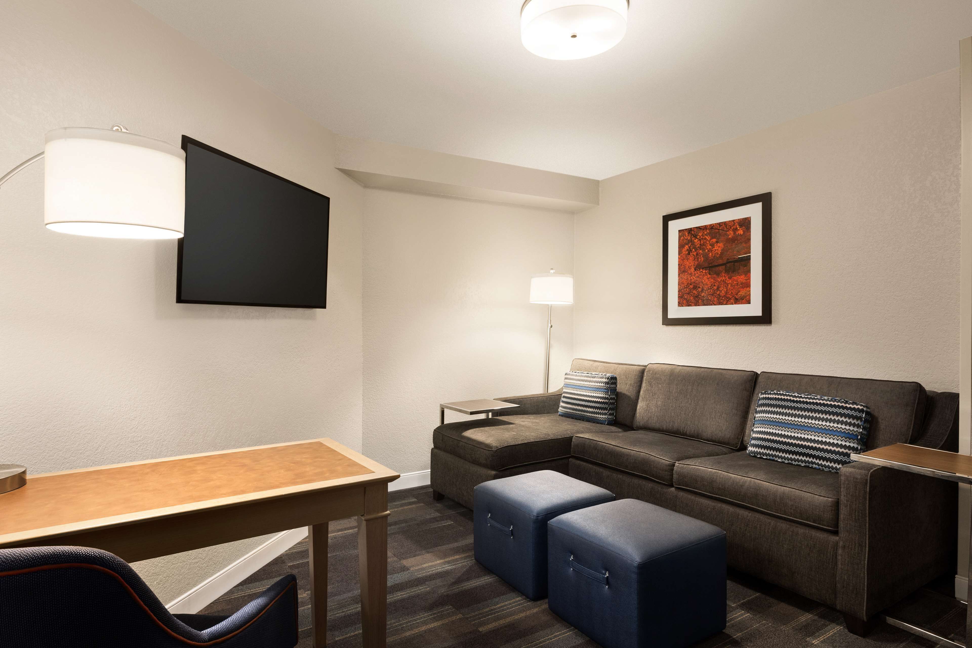 suite, 2 queen beds, non smoking | desk, laptop workspace, blackout curtains, soundproofing