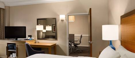 Room, 1 King Bed, Non Smoking (Conference Room) | Desk, laptop workspace, blackout curtains, soundproofing