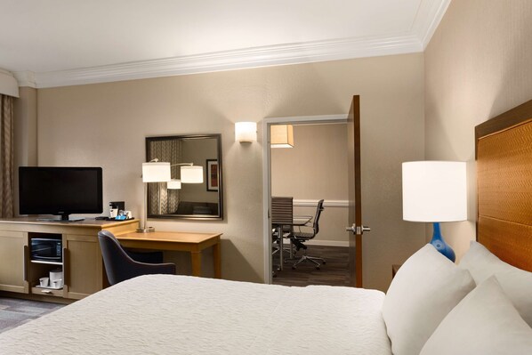 Room, 1 King Bed, Non Smoking (Conference Room) | Desk, laptop workspace, blackout curtains, soundproofing