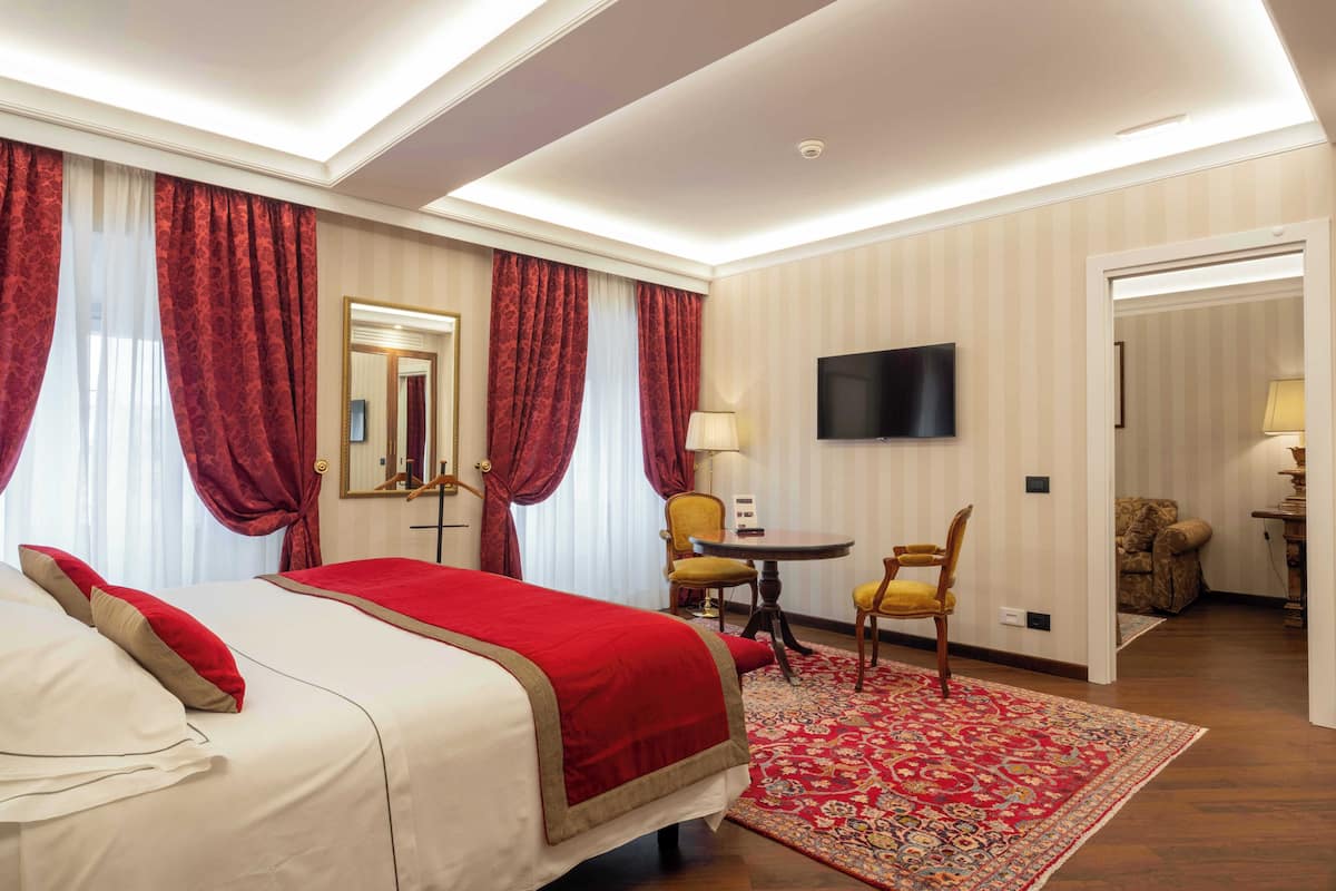 1 chambre, draps italiens Frette, literie de qualité supérieure