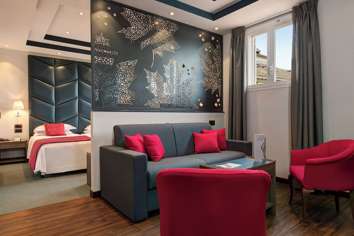 1 chambre, draps italiens Frette, literie de qualité supérieure