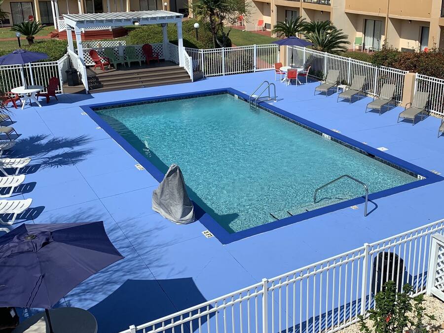 Seasonal outdoor pool