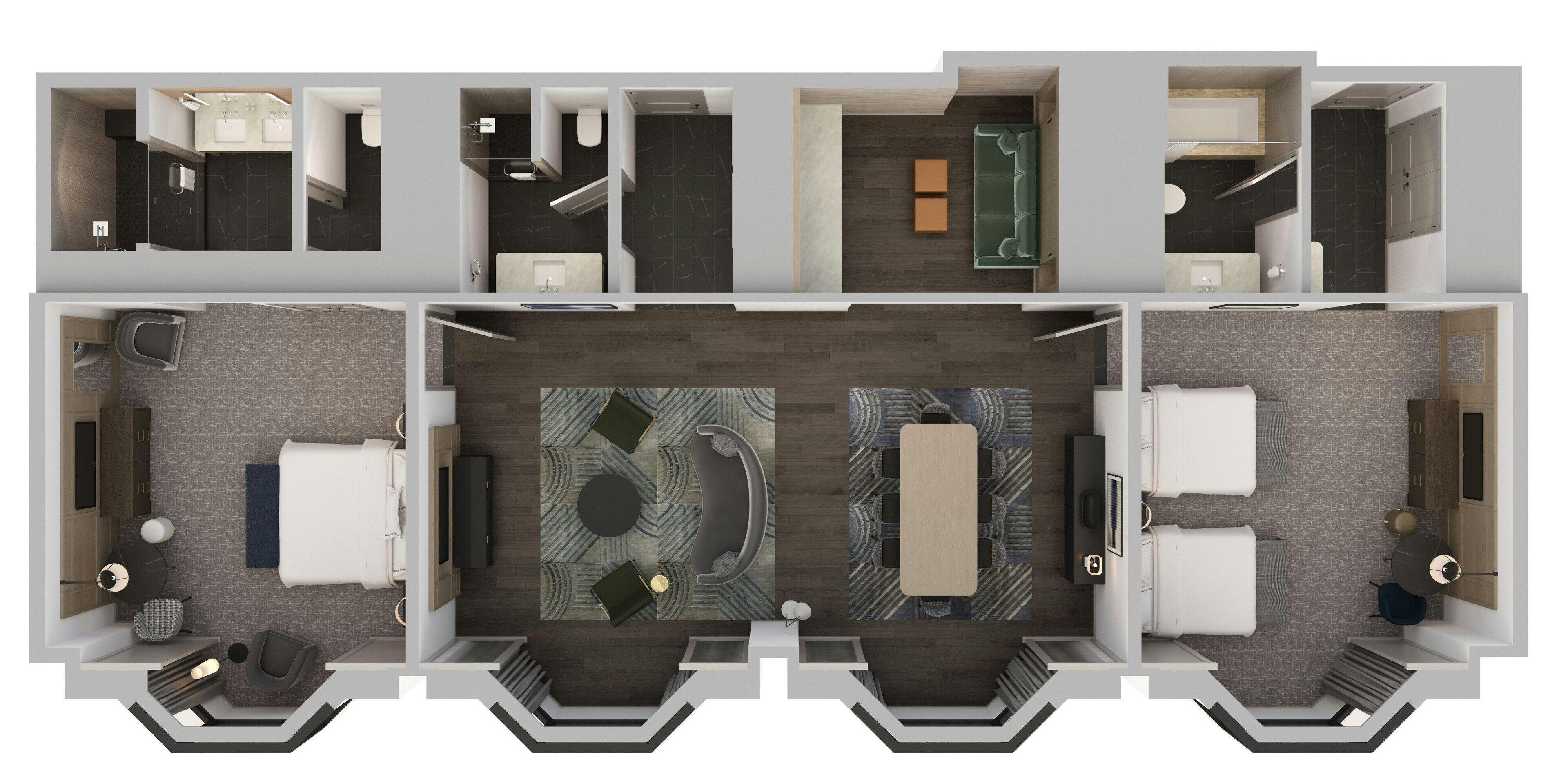 luxury suite, 1 bedroom | property amenity