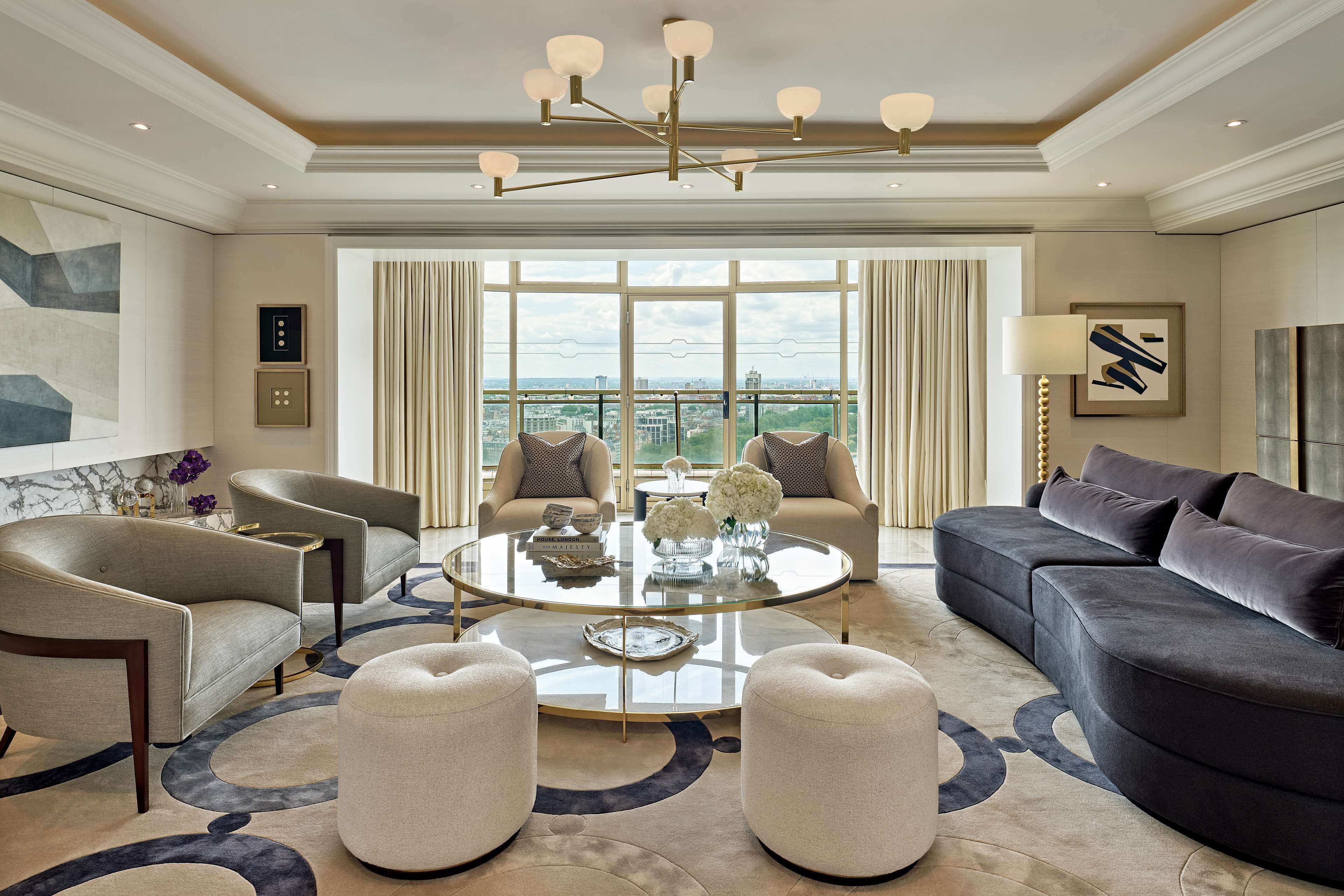 Suíte presidencial | Roupas de cama premium, cofres nos quartos, escrivaninha