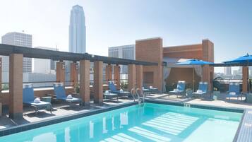 Indoor pool, outdoor pool, open 5:00 AM to 11:00 PM, pool loungers