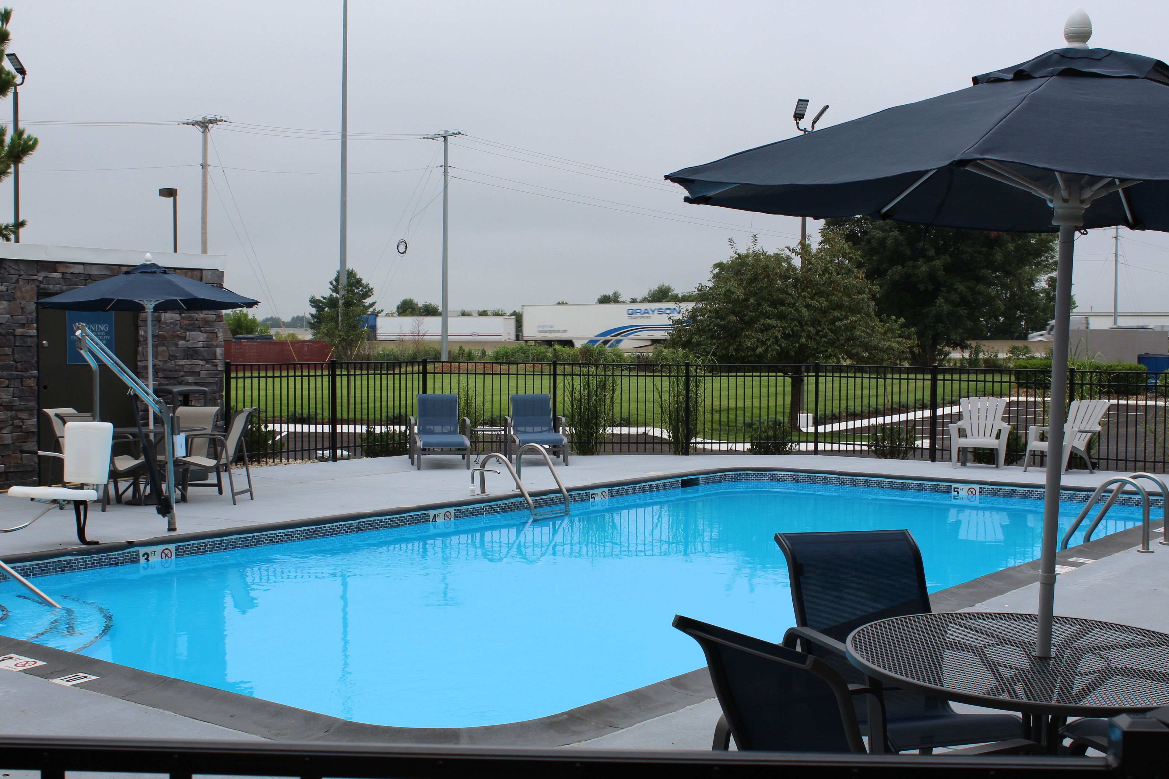 seasonal outdoor pool